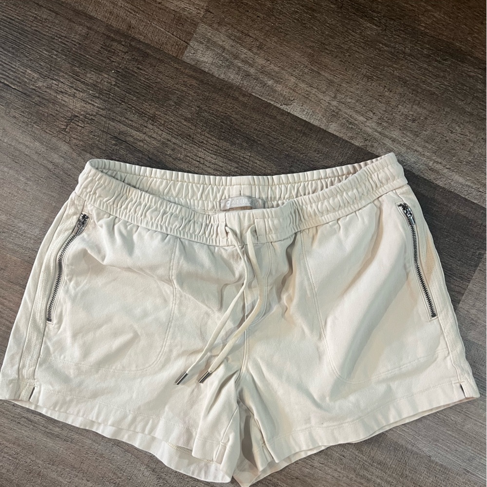 Athleta Cream Shorts